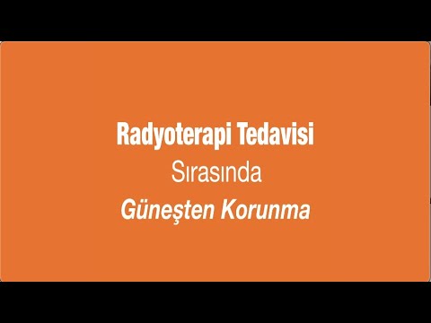 Radyoterapi Tedavisi Sırasında Güneşten Korunma - Doç.Dr. Zümre Arıcan Alıcıkuş